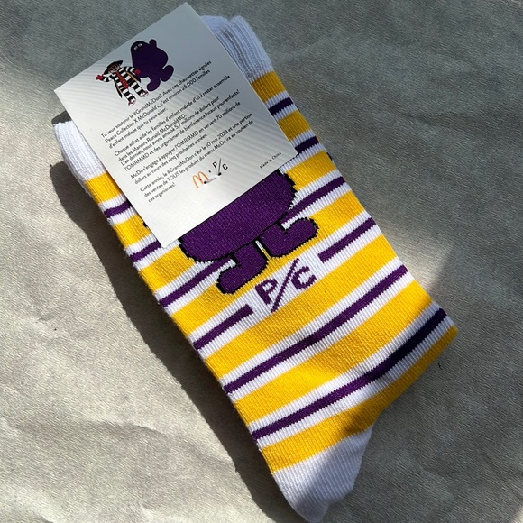 McDonald’s socks x P/C - CANADA Limited edition 2023 - Grimace - Picture 1 of 3